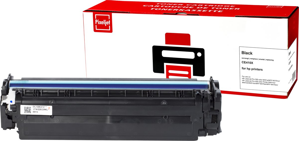 HP 305X (CE410X) toner |Zwart| - Pixeljet